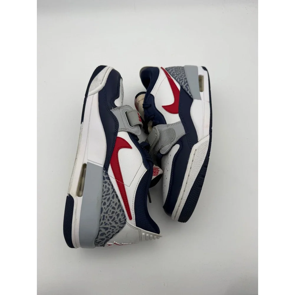Jordan Legacy 312 Low USA White Navy Red Grey CD7069-164 Mens Size 9